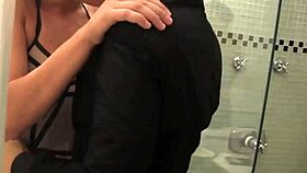 spicy lesbian couple tina horn andre shakti fist passionately with toys