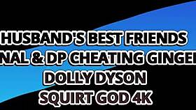 husbands buddy rams ginger dolly dysons ass and dp till she squirts hard 😍