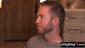 my heart races at the bbq party turning into a steamy threesome with busty milf samantha's big tits bouncing