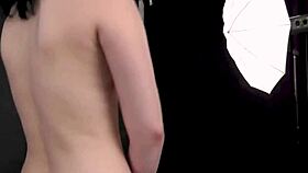 Nervous babe's shocked face taking first huge facial after rough sex