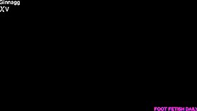Sexy milf foot fetish close up worship session