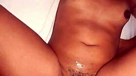 ami bue's curvy girlfriend squirts nonstop fingering huge pussy missionary!