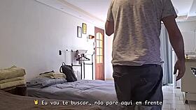 married woman sucks friend's rock-hard cock passionately legs spread wide pt 1-4