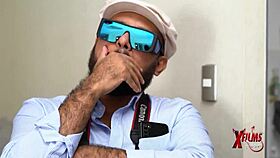 curvy latina teen with huge tits rides monster cock in boyfriend's voyeur casting deepthroat cumshot