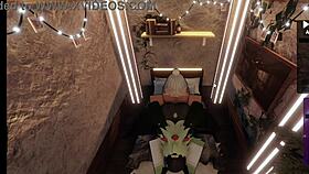 Holy fuck, watch this hot babe scream as monster cock rips her jeans for brutal pounding!