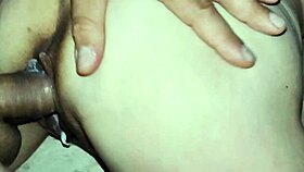 skinny mature milf bends for big cock in her tight ass hole