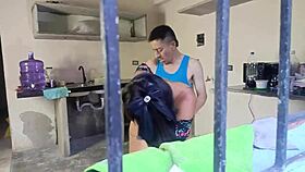 Ugly old man pounds beautiful busty big ass woman's tight pussy!