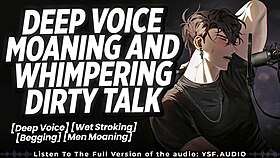 guy strokes moans dirty talk till breeding fleshlight deep voice rumble