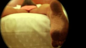 she teases with her dirty soles giving intense jerk off instructions