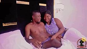 big booty ebony babe ecstatic sucking mr drill's monster cock