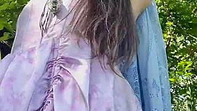 Hey, check out my outdoor tease in this sundress for session 2, it's so exposing and hot