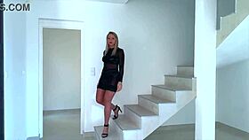 ashley gulps down thick cock deep