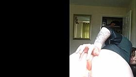 Teen slut rams huge dildo deep in tight 18+ ass solo pounding