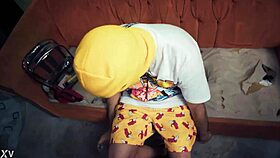 this european young amateur with small natural tits squirts hard during intense sex with solid cock