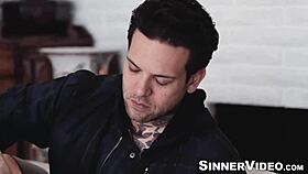 Thick tattooed rod drills Jessa Rhodes' dripping pussy deep?