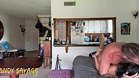 raw passion surges as pretty asian beauty gets dominated rough by lover before work