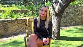 ashley gulps down thick cock deep