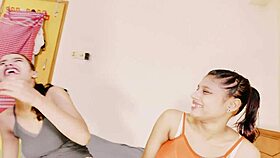 uttaran20's wild brunette ffm threesome party rages on 😈👯‍♀️💦🔥