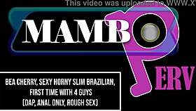 bea cherry horny brazilian slut first time dap anal atm balls deep 4on1 monster cocks