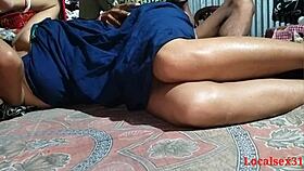 Desi girlfriend's pussy closeup during intense hard fuck session