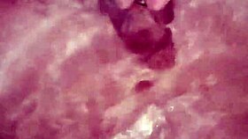 Water jet blasts deep in my hole feels incredible