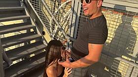 i'm so wet watching hubby turn me into cuckold slut with skinny teen fisting and squirting mess