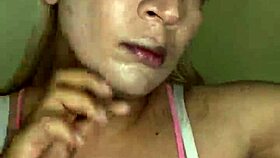 pretty transsexual dresses up glamorous for viewers