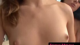 Promiscuous lesbians devour pussies in vigorous muff diving frenzy