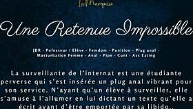 Take this impossible anal detention, you french femdom slave—feel every thrust deep!