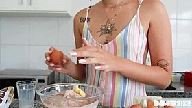 ruvinha's wild 3some with brunette couple on birthday! 🔥💦