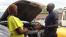 can his long cock make you squirt in garage ass