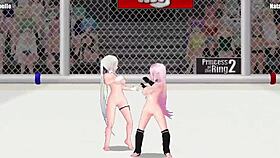 Princess of the Ring 2 delivers intense CATFIGHT wrestling clash Isabel vs Natasha street style