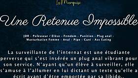 Take this impossible anal detention, you french femdom slave—feel every thrust deep!