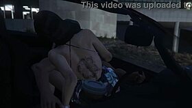 franklin hires hot hooker for car sex game in gta 5