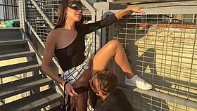 i'm so wet watching hubby turn me into cuckold slut with skinny teen fisting and squirting mess