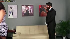 Cfnm milfs in dresses heels suck wank cocks in group femdom blowjob action!