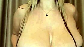 Whoa, check these big natural tits bouncing tight in a corset before bursting free! 💃🍈