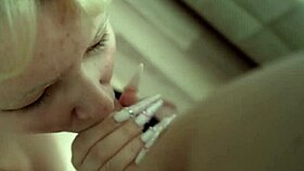 co worker deepthroats pov morning cute blonde homemade gag