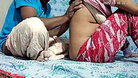 indian amateur couple with big tits and monster cock goes wild