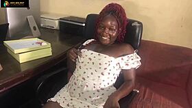 pornstar morez bends over for monster cock interview fuck