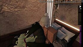 Holy fuck, watch this hot babe scream as monster cock rips her jeans for brutal pounding!