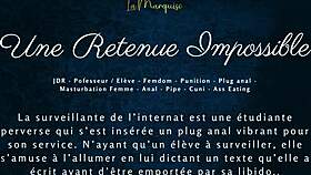 Take this impossible anal detention, you french femdom slave—feel every thrust deep!