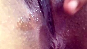 Woke up drenched in lust riding favorite vibrator deeply