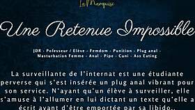 Take this impossible anal detention, you french femdom slave—feel every thrust deep!