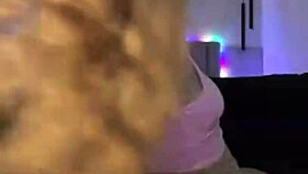 hey check this amazing blonde masturbating so wet 😍💦 big tits bouncing on cam