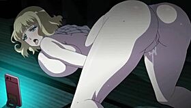 Bent over Russian blonde rides big cock to creampie in doggystyle bliss