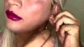 pretty transsexual dresses up glamorous for viewers