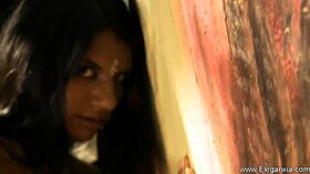 hot brunette milf dances sensually stripping her clothes