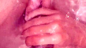 Water jet blasts deep in my hole feels incredible