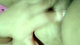 Chubby Brazilian amateur cleans vibrator honey then orgasms hard solo